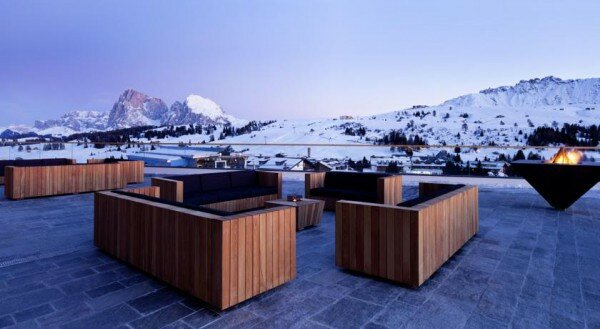 Alpina Dolomites террасса