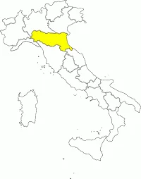 Карта Эмилия-Романья